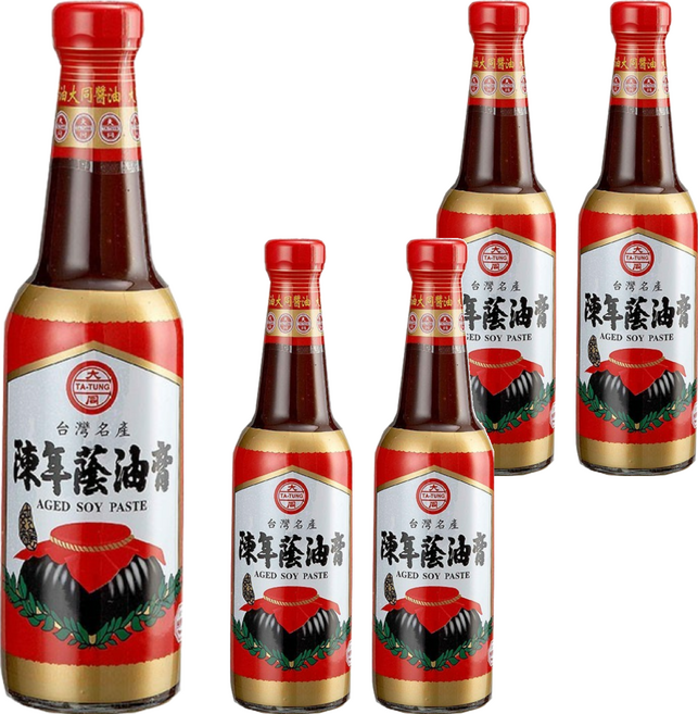 大同醬油 陳年蔭油膏, 520g, 5瓶