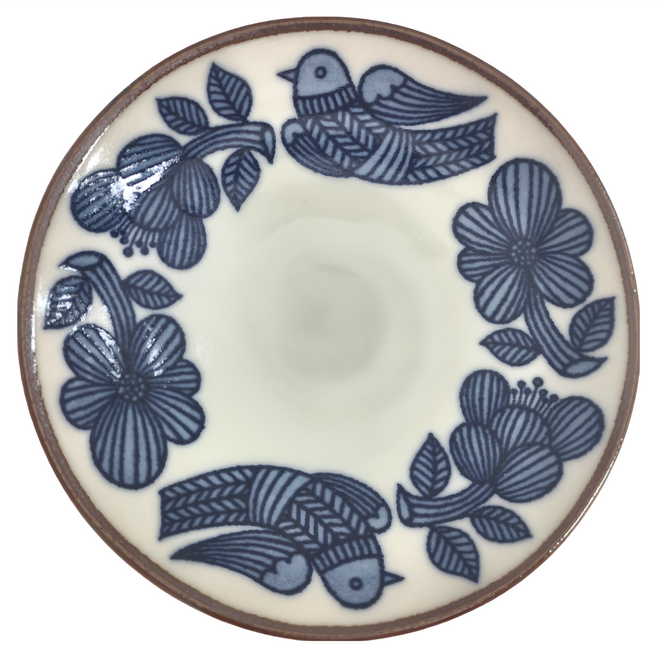 Ciao Li 僑俐餐瓷 輕量北歐藍鷺 陶瓷圓盤, 北歐藍, 1個