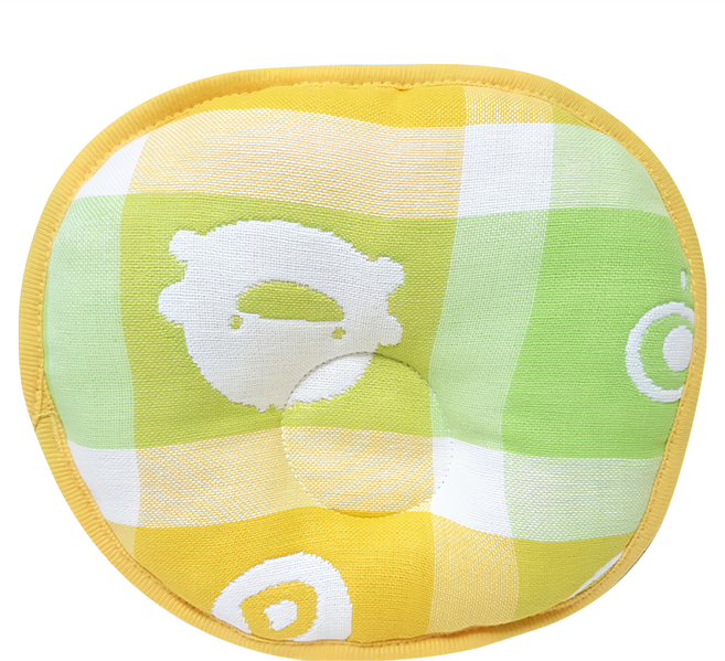 PiYOPiYO 黃色小鴨 小鴨雙面護頭枕, 黃色, 1個