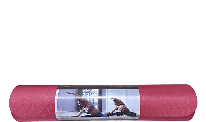adidas 愛迪達 輕量波紋瑜珈墊 500g, 寶石紅, 1個