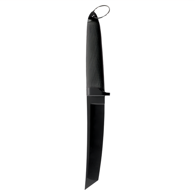 COLD STEEL FGX Cat Tanto冷鋼直刀 劍型全高強度塑膠Griv材質, 黑色, 1支