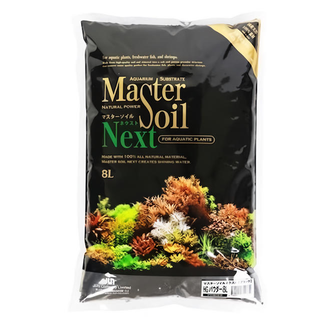 Master Soil 黑土 粗粒 中粒 活性底床 水草 黑土 水草土 水晶蝦中粒, 8L, 1袋
