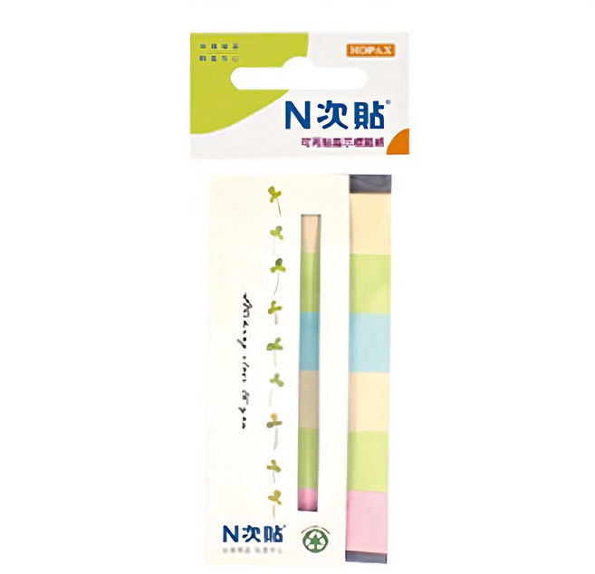 N次貼 指示型標籤紙, 1080張, 6本
