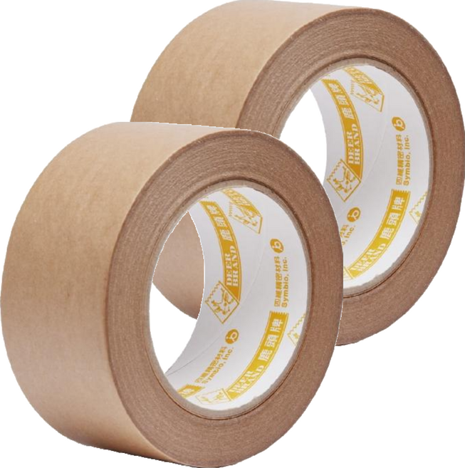 DEER BRAND 鹿頭牌 牛皮紙膠帶 48mm 40m, 棕色, 2捲