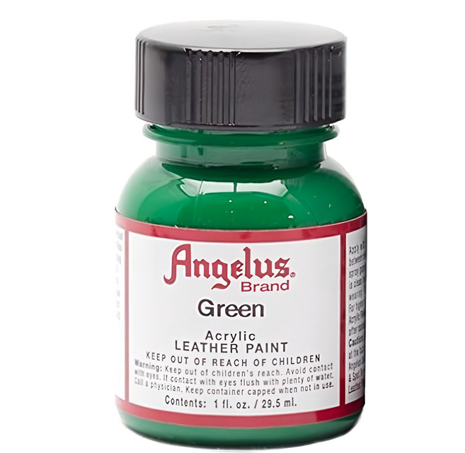 美國 Angelus 水性皮革顏料 720-01-050 050 綠色 GREEN