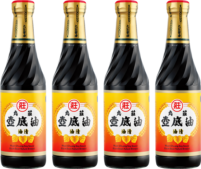 丸莊醬油 壼底油清, 430ml, 4瓶