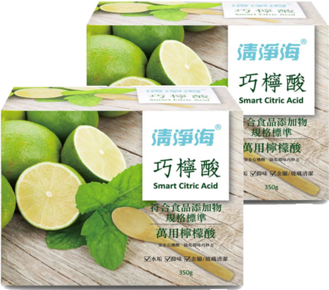 清淨海 巧檸酸 檸檬酸, 350g, 2盒