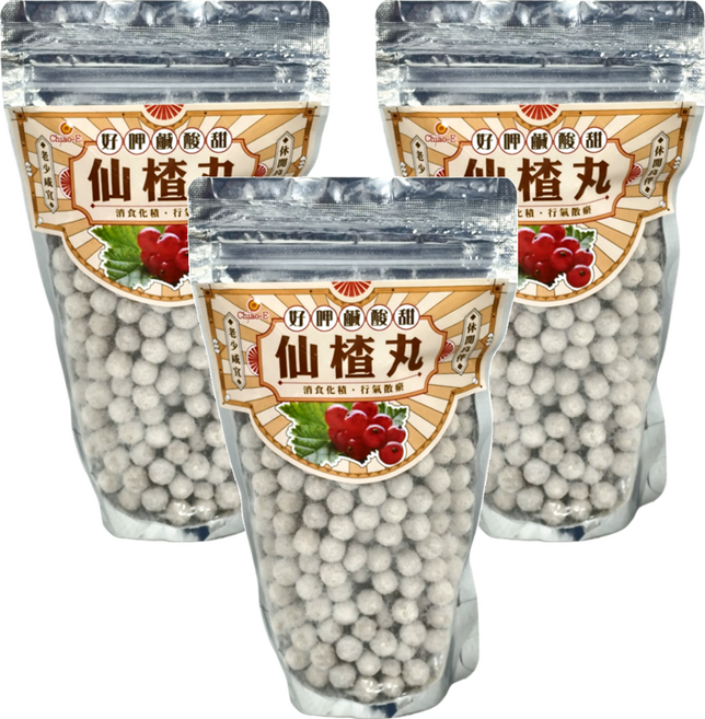 Chiao-E 巧益 仙楂丸, 250g, 3包
