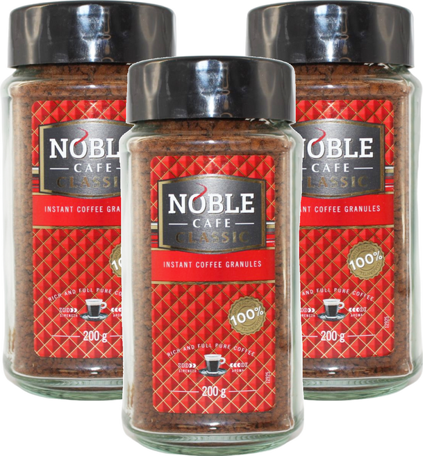 NOBLE CAFE 皇家經典咖啡粉, 200g, 1罐, 3罐
