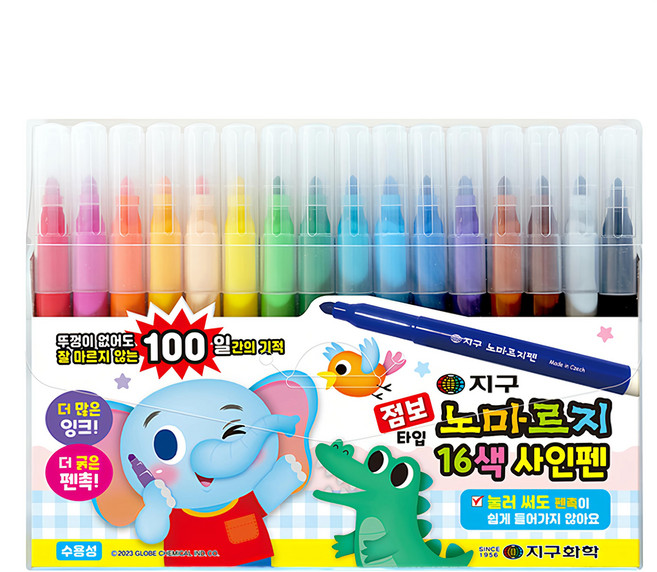 地球化學 Jumbo 不易乾彩色筆, 1組, 綜合色