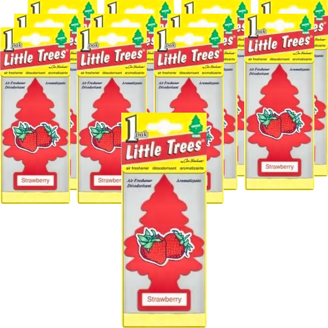 Little Trees 小樹香片 香氛卡, 草莓, 7g, 12片