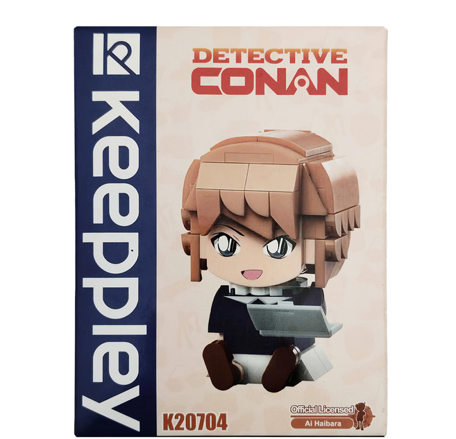 KEEPPLAY 奇妙積木 Qman 積木 名偵探柯南公仔, 灰原哀 多色, 1個