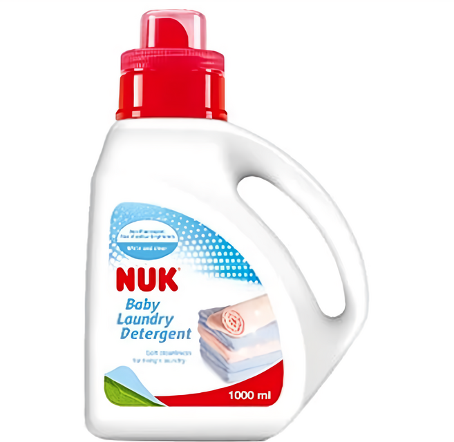 NUK嬰兒洗衣精 成分天然溫和 不含螢光劑, 1L, 1瓶