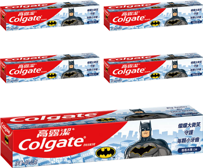 Colgate 高露潔 兒童牙膏 香香水果口味 款式隨機, 40g, 5條