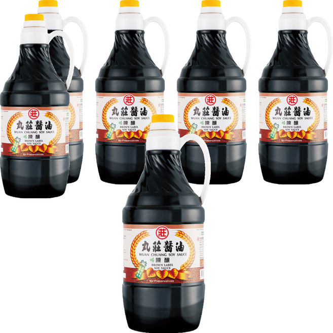 丸莊醬油 陳釀醬油, 1.6L, 6瓶