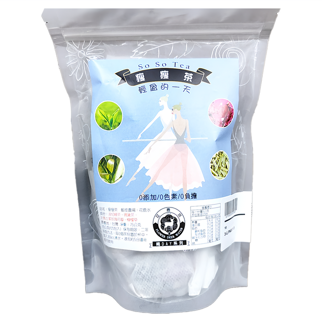 FANGS 方氏 瑪黛茶 大馬士革玫瑰花瓣 檸檬草, 5g, 15包, 1袋