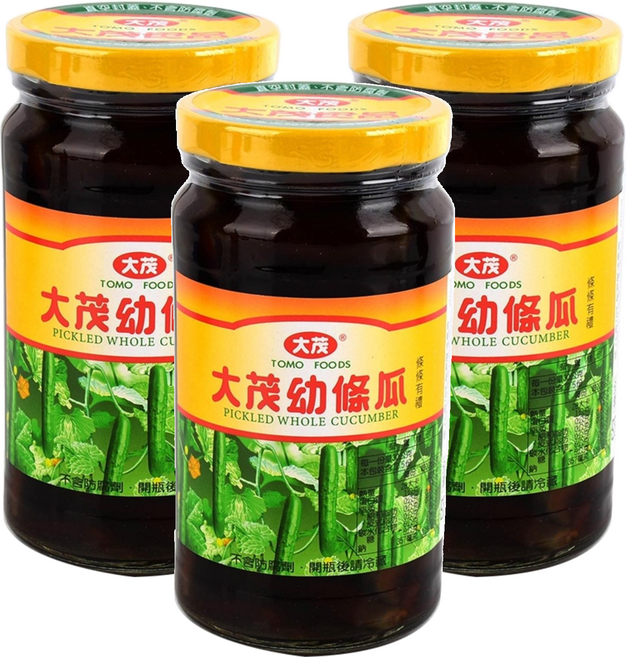 大茂 幼條瓜, 375g, 3罐
