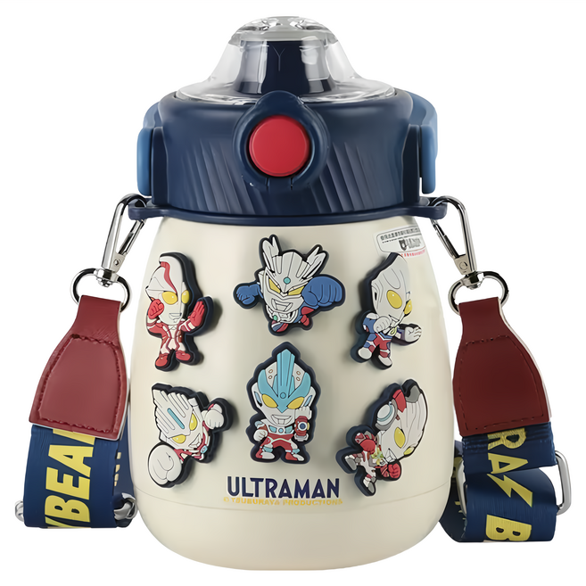 BEDDYBEAR 杯具熊 316不銹鋼 保溫嘟嘟桶, 奧特曼SD系列平成英雄 多色, 850ml, 1個