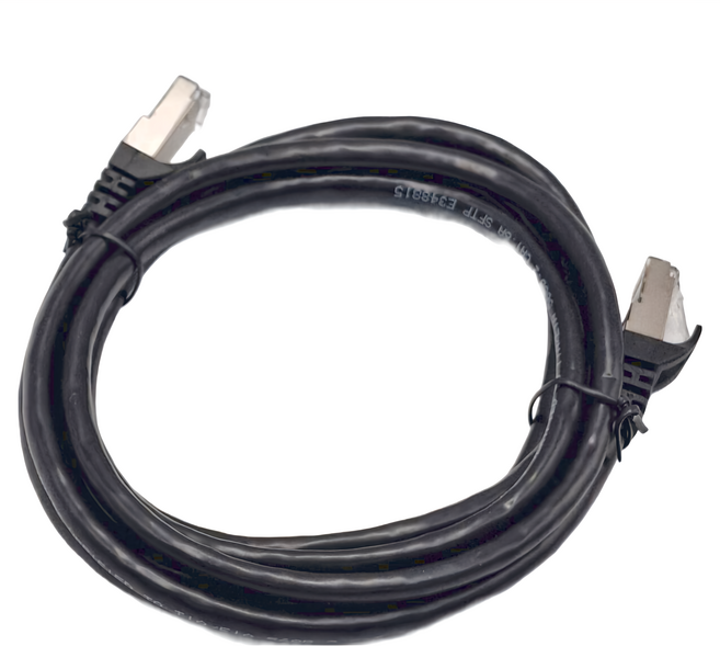 POLYWELL 寶利威爾 CAT6A 高速網路線 10Gbps RJ45 福祿克認證 PW15-W58-P020, 2m, 黑色, 1條