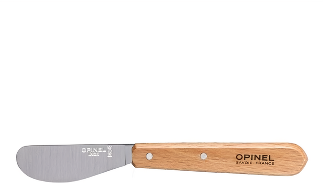 Opinel 法國廚房系列 奶油抹刀櫸木刀柄OPI001933 6.5cm 26g, 櫸木色, 1支
