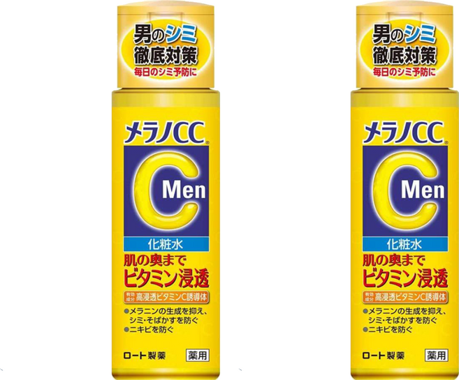 Melano CC Men 男士維他命C化妝水, 170ml, 2瓶