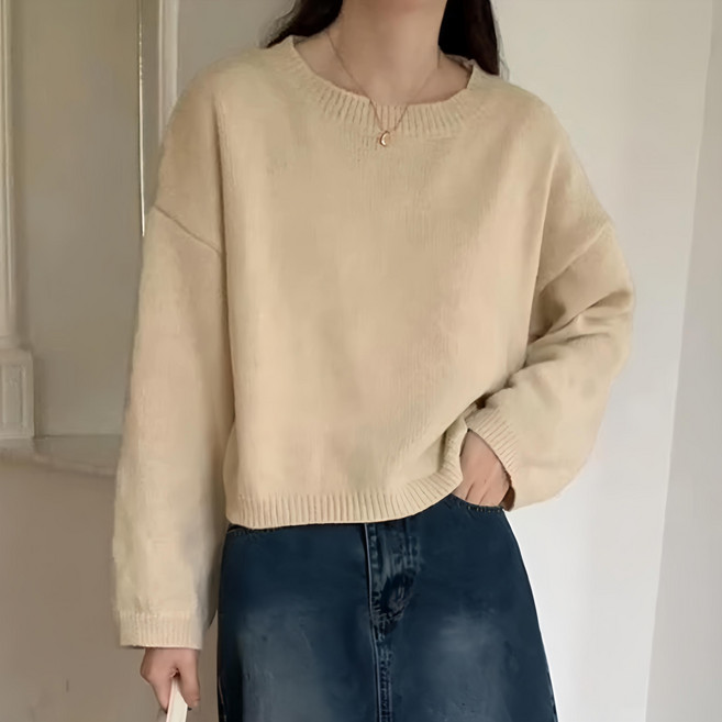 FB3002 長袖針織毛衣 棉20%+聚酯纖維80%