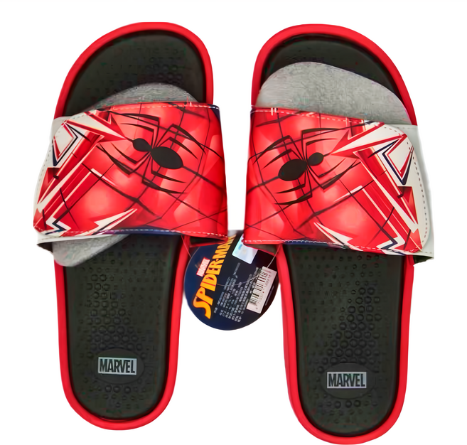 MARVEL 漫威 蜘蛛人舒適拖鞋, 蜘蛛人 紅色, 9號