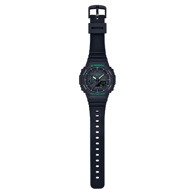 CASIO 卡西歐 G-SHOCK WOMEN 八角防護構造雙顯錶 GMA-S2100GA-1A