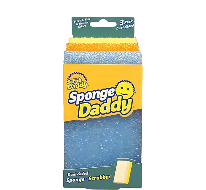 Scrubdaddy 美國魔術老爹去汙泡棉, 3個, 1組