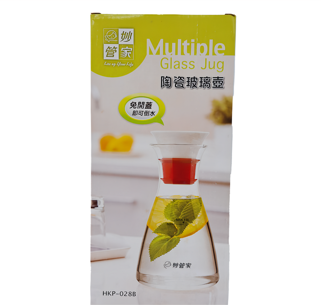 HouseKeeper 妙管家 陶瓷玻璃壺, HKP-0288, 1L, 1個