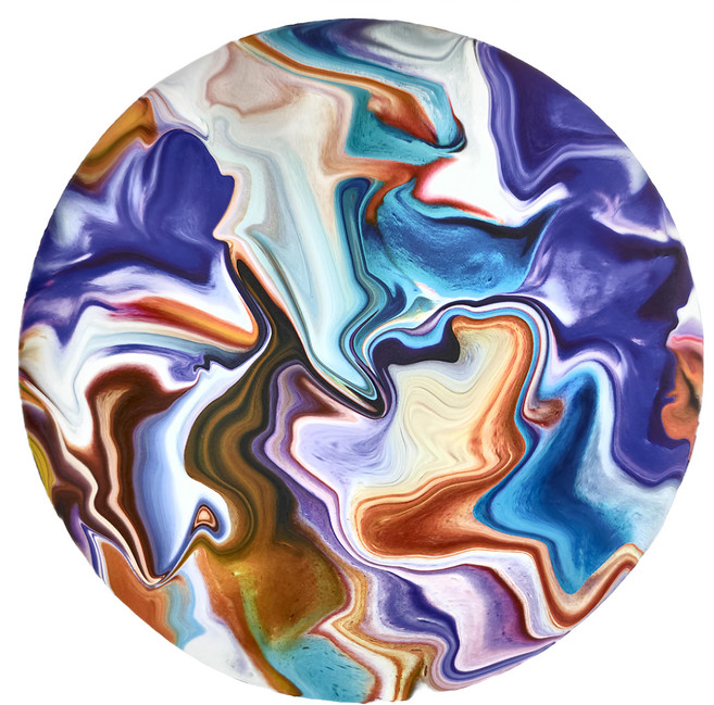 Waboba Wingman 軟式飛盤 5cm 6歲以上, 流體畫 多色, 1個