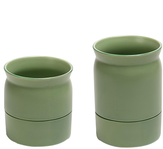 Dailylike 餐具瀝水桶 2入, 抹茶綠, 1組