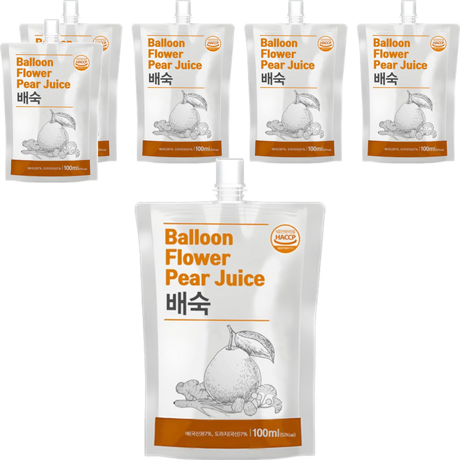 CHEONNYEON MEEIN 千年味人 水梨桔梗飲, 6包, 100ml