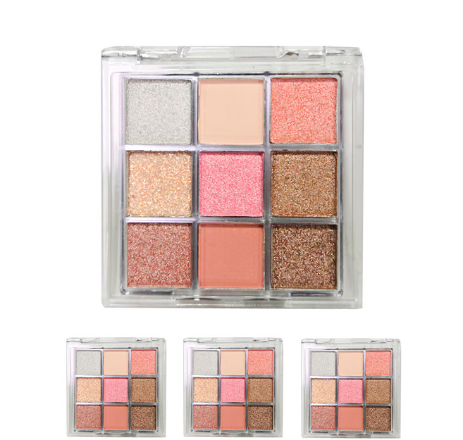 S298九色眼影盤 38g, 落日晚霞, 4個