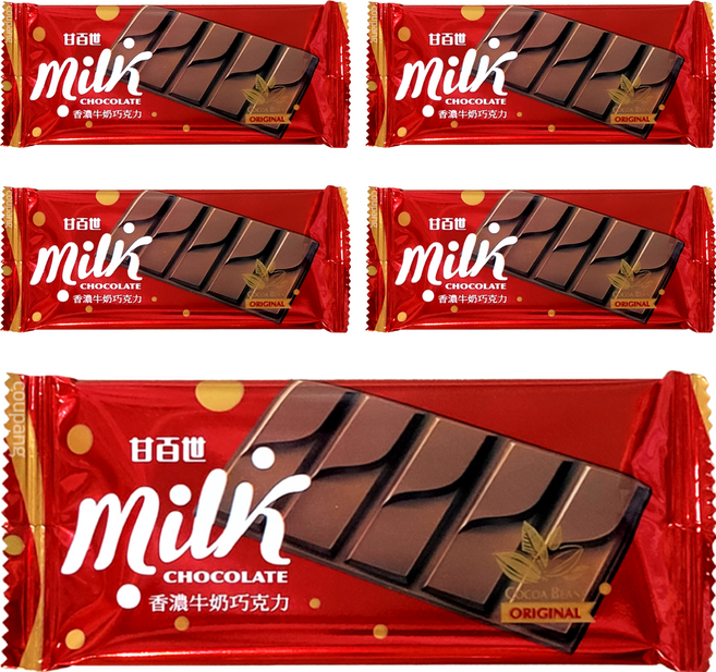 KAISER 甘百世 香濃牛奶巧克力, 30g, 5片
