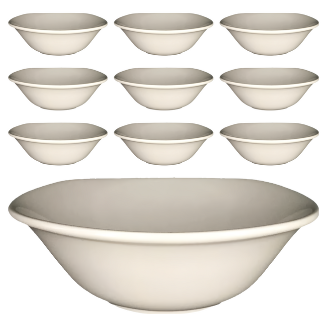 TATUNG 大同磁器 4吋富貴盅 350cc 11 x 9.1cm 單色 1組, 白色