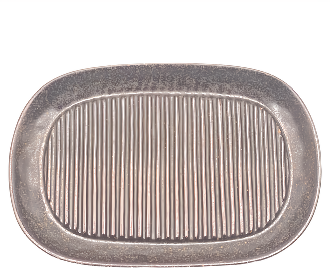 佐和陶瓷 瀝油皿 陶瓷材質 容量100mL, 備前黑, 1個