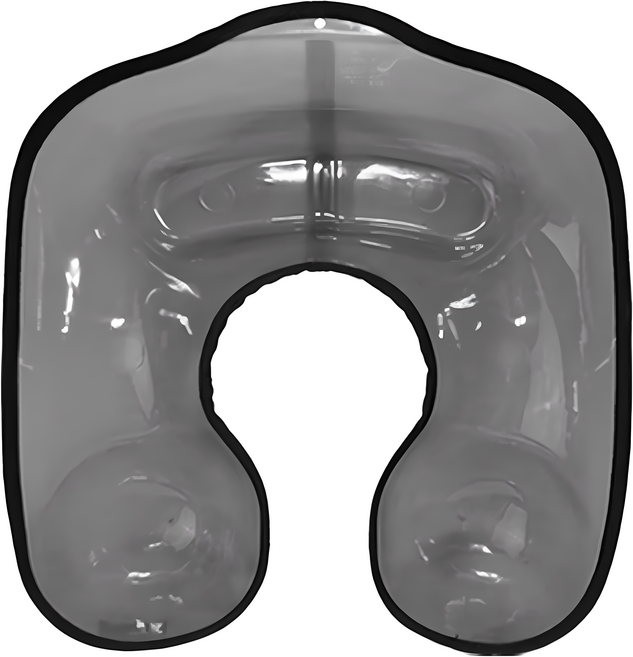 루시피 플라스틱 헤어 파마 중화 받침대 - 블랙, 1개