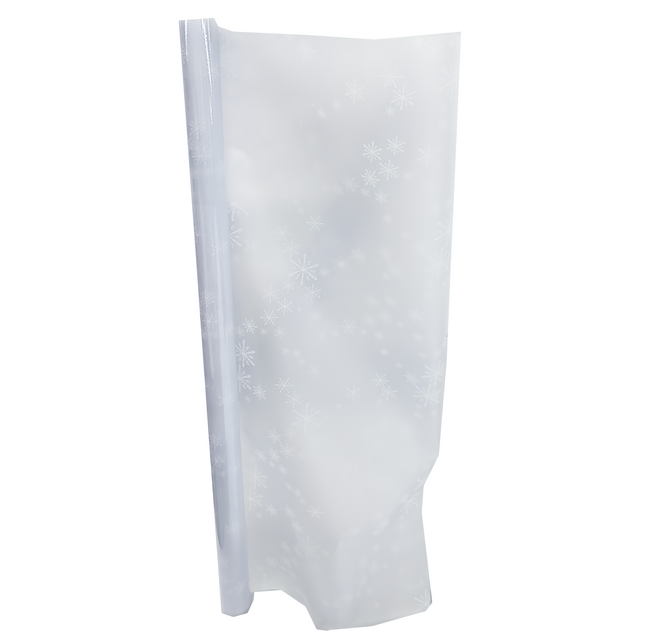 無膠靜電隔熱防窺玻璃貼窗貼 90 x 300cm, 小雪花, 1件