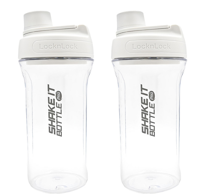 LocknLock 樂扣樂扣 Shake it系列 搖搖杯, 淺灰色, 850ml, 2個