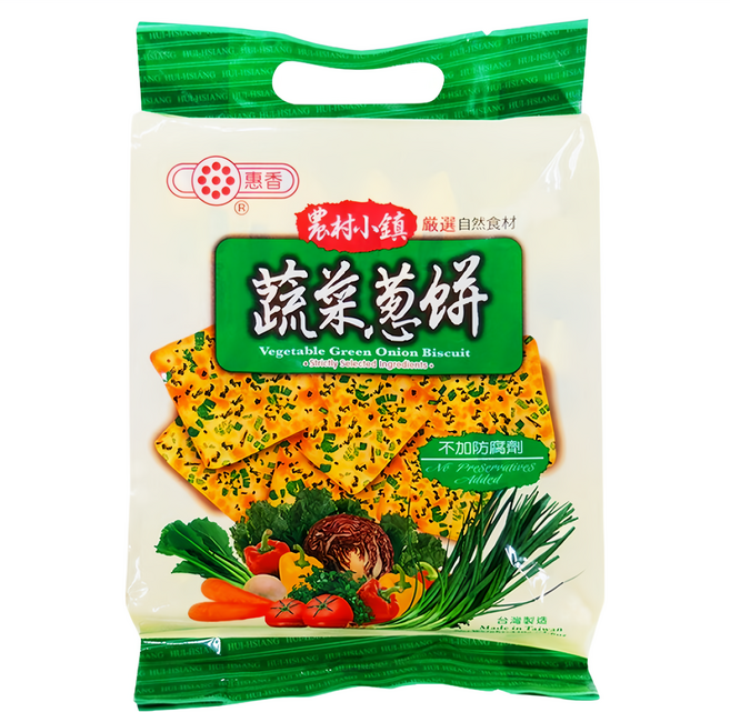惠香 農村小鎮蔬菜蔥餅, 252g, 1袋