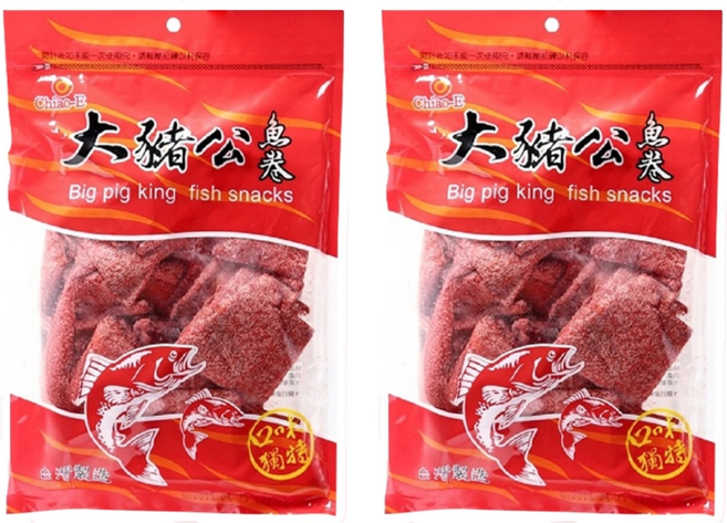 Chiao-E 巧益 大豬公魚卷, 200g, 2包