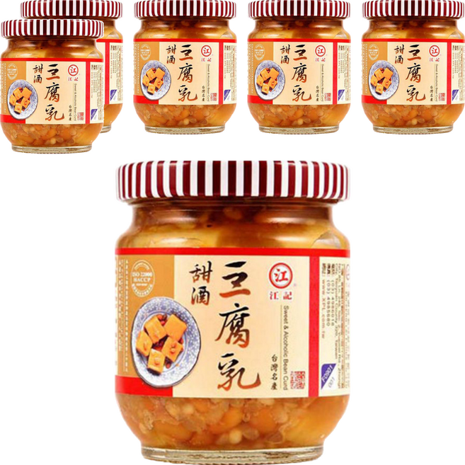 江記 甜酒豆腐乳, 200g, 6罐