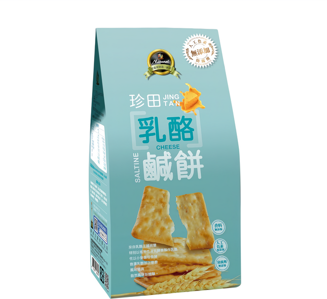 珍田生機 乳酪鹹餅, 162g, 1盒