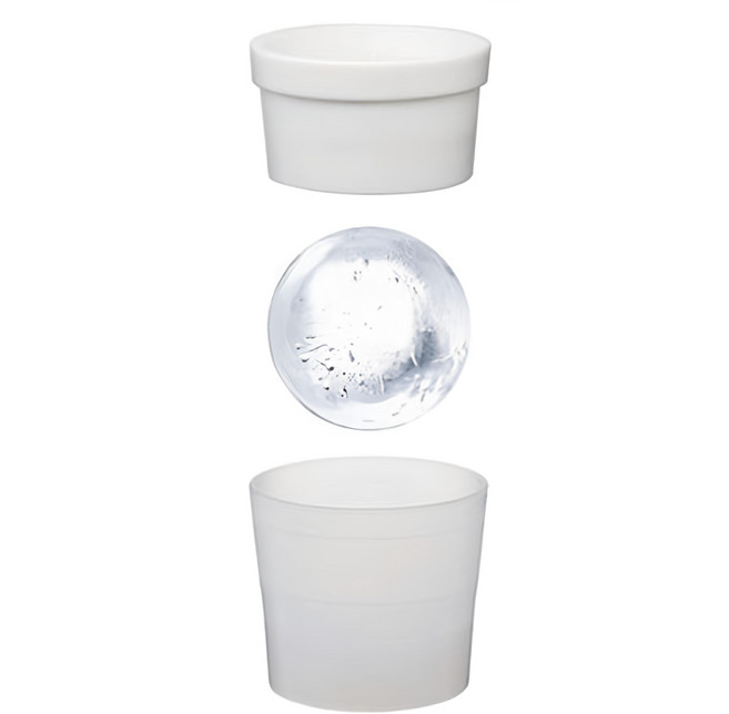 like-it 日本製圓形冰塊制冰器, 白色, 1個