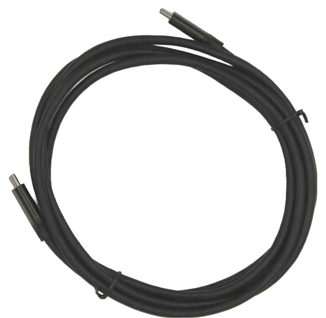 台灣 UNI STAR USB3.1 Gen2 C-C 4K影音100W快充線, 2m, 黑色, 1條
