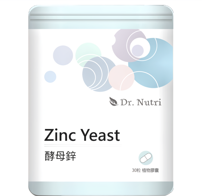 Dr.Nutri 酵母鋅膠囊, 30顆, 390mg, 1袋