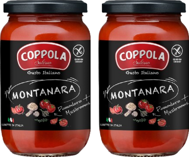 COPPOLA 柯波拉 義式無加糖蘑菇番茄麵醬, 350g, 2罐