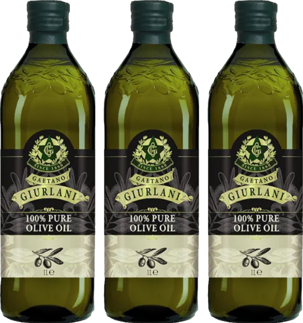 GIURLANI 喬凡尼 老樹純橄欖油, 3瓶, 1L