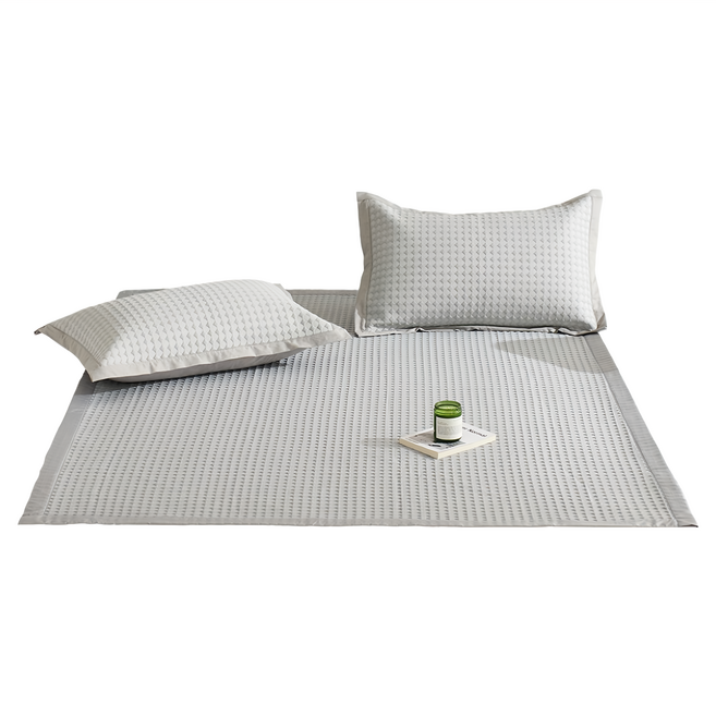 Annabelle 3D高分子涼感可水洗透氣墊, 霧石灰, 冷卻纖維 + 透氣網眼